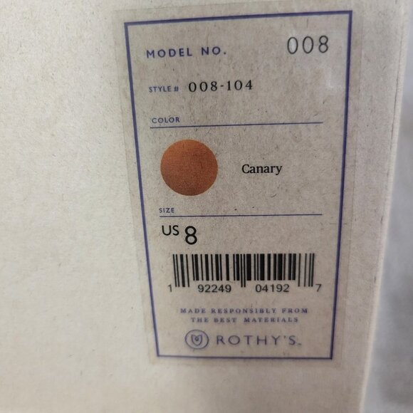 Rothy’s The Slide Canary Slip On Sandals Women’s Size US 7, 7.5, 8, 8.5,9 - Picture 8 of 8